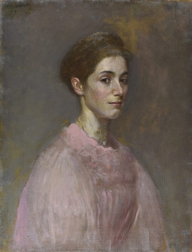 Georg SCHWARTZ, Portret de femeie (1896)